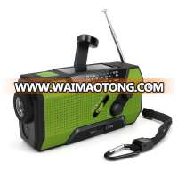 hurricane survival multifunction dynamo noaa crank solar power radio